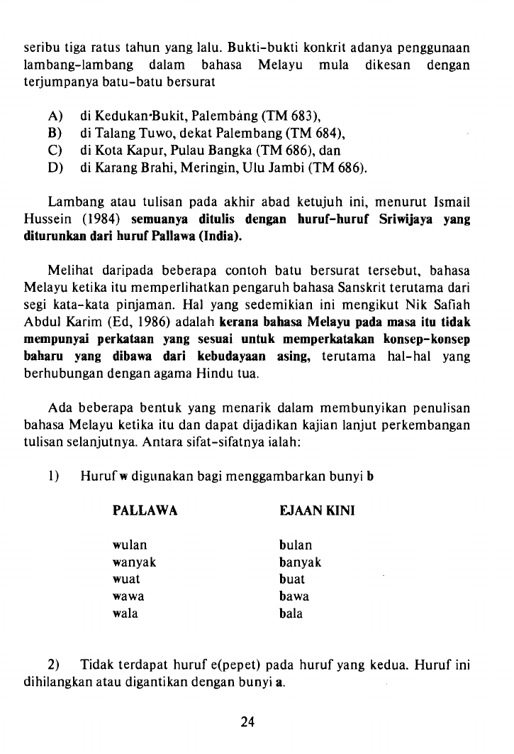 Ejaan Bulan Dalam Bahasa Melayu Specstta